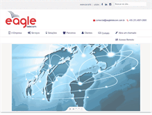 Tablet Screenshot of eagletelecom.com.br
